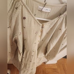 COPY - Green mint girl dress 12-13 Y NWT